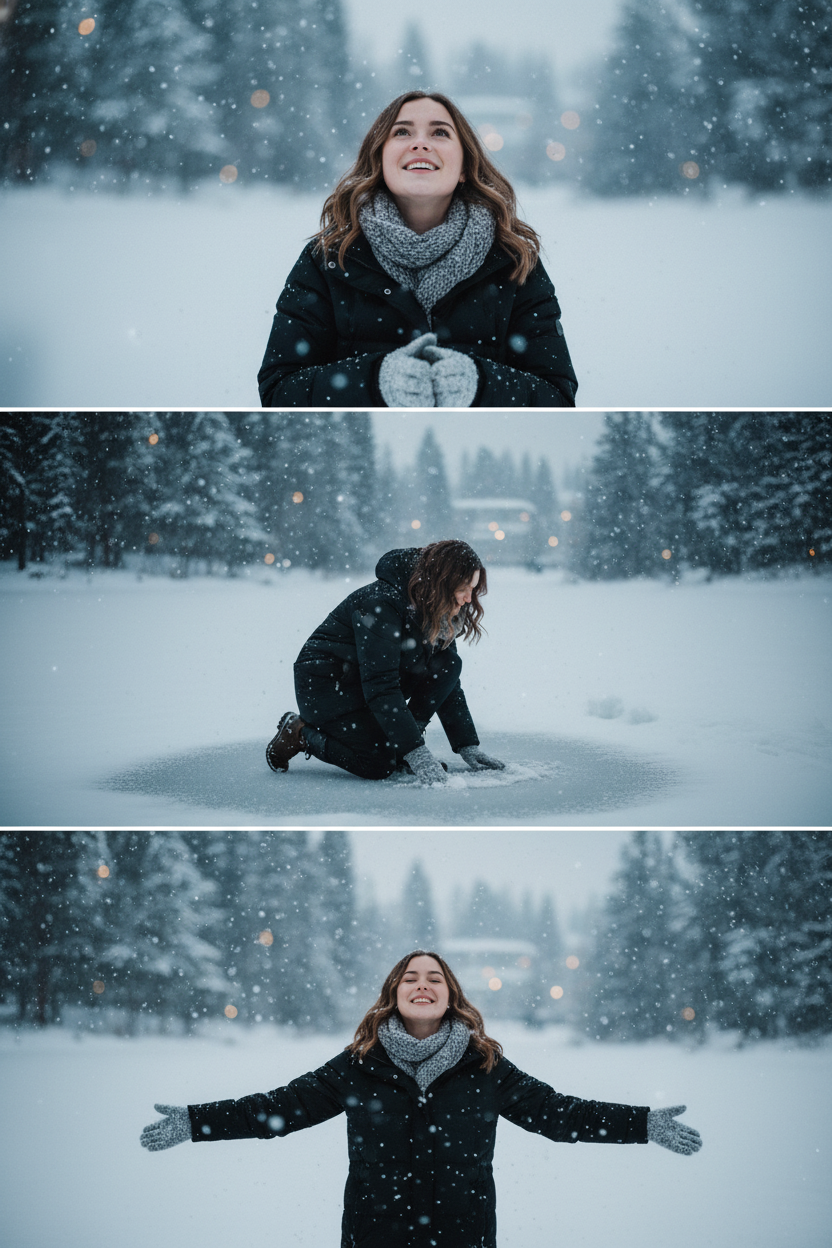 Download and Share Your AI Snow Photo Everywhere