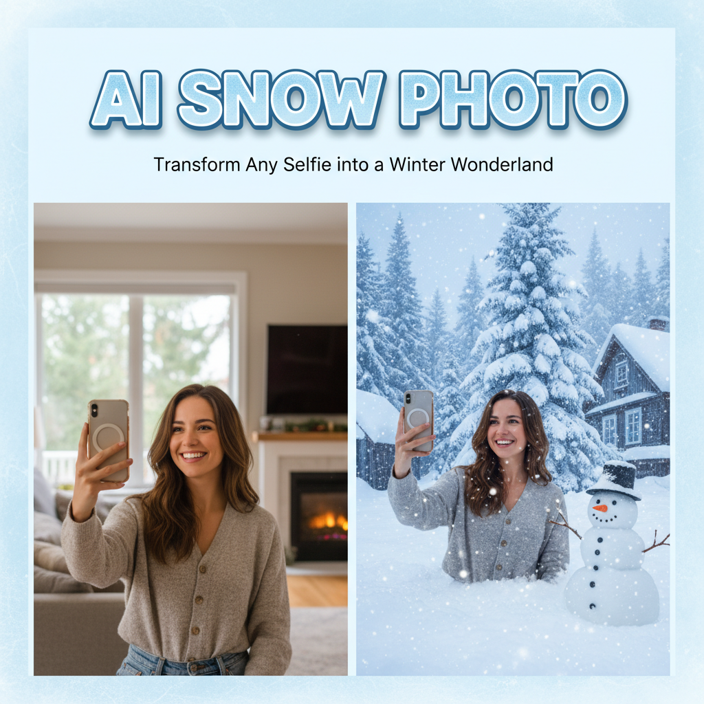 AI Snow Trend Photo