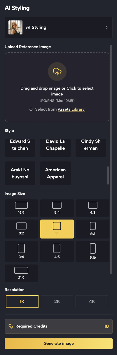 Upload Your Portrait for AI Styling Transformation