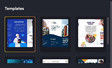 Select Your Preferred Brochure Template