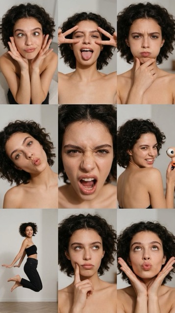 AI Selfie Generator - Create Perfect 3×3 Multi-Angle Selfie Grids with Bananaimg