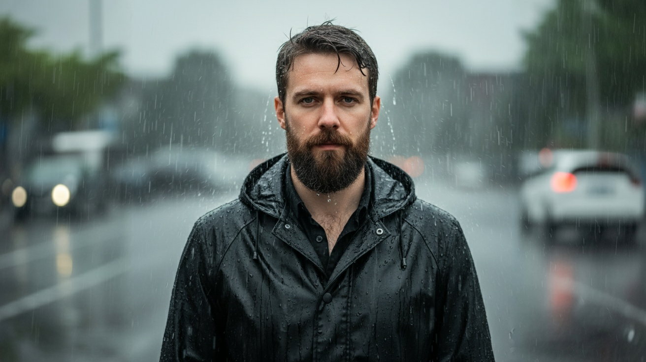 Generate Your Perfect Cinematic Raincoat Effect