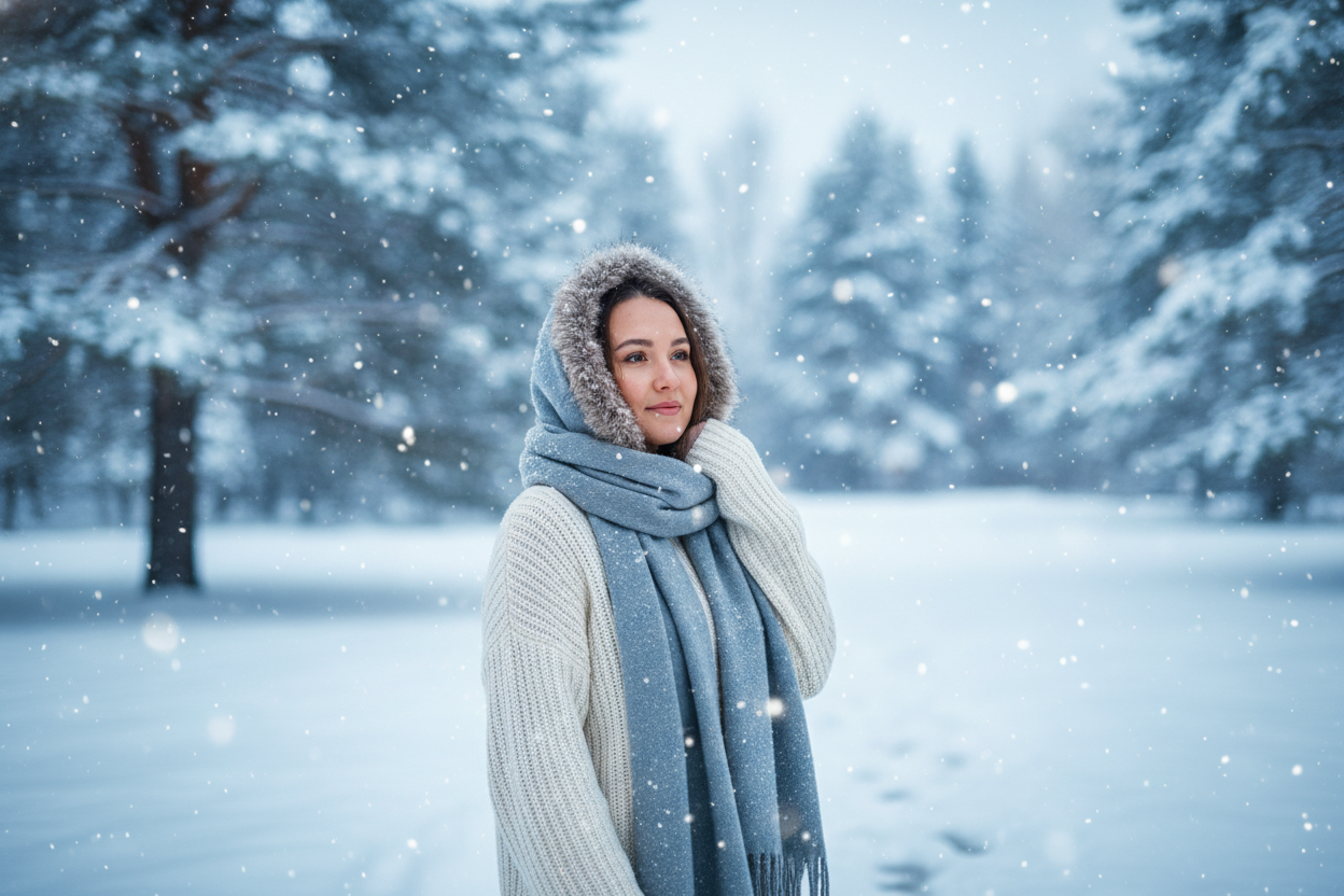 Make a Viral AI Snow Photo Online – Experience the AI Snow Trend