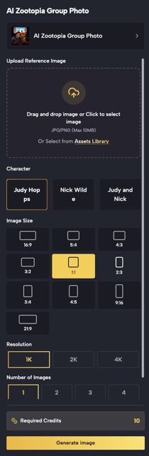 Upload Your Portrait to Begin Your Zootopia Journey