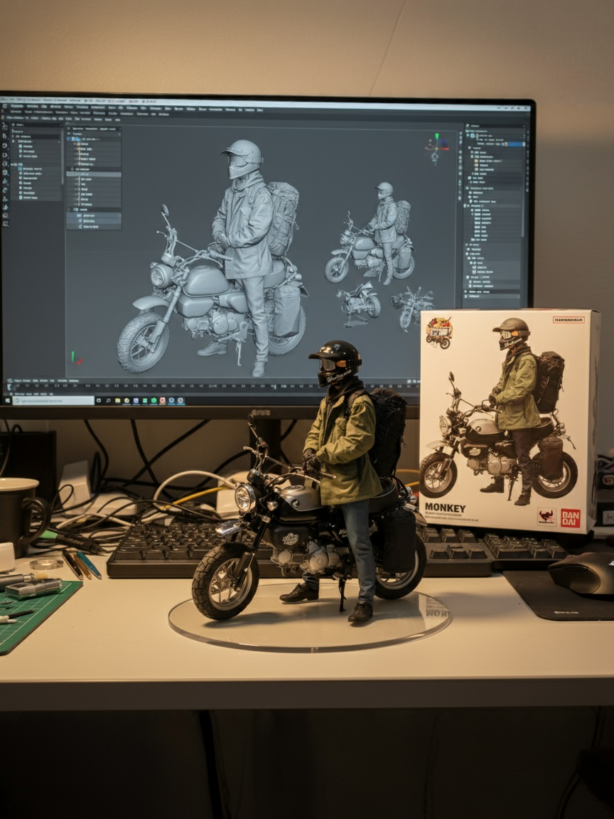 Seamless Photo Integration & Miniatur Figure Rendering